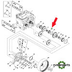 R110458 - CONO RODAMIENTO PIÑON MANGA 68 6920 JOHN DEERE