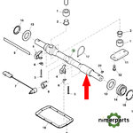 R111186 - Flexible axis 6800 6920 John Deere