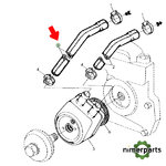 R114098 - MANGUITO ENFRIADOR 61 6400 JOHN DEERE
