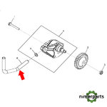 R121376 - John Deere oil pump tube