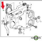 R123345 - JUNTA CAJA TERMOSTATO ORIGINAL JOHN DEERE
