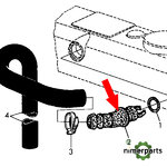 R123586 - CODO SOBRANTE TAPA BALANCINES JOHN DEERE