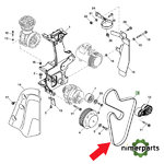 R211183 - CORREA COMPRESOR A-AC 8030 8R JOHN DEERE