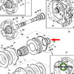 R219747 - ARANDELA DE EMPUJE JOHN DEERE