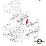 R34140 - SEGMENTO EJE HILO ORIGINAL JOHN DEERE