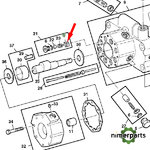 R39076 - GUÍA VÁLVULA BOMBA HIDRÁULICA JOHN DEERE