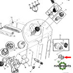 R44342 - Key Nut Contact 5000 John Deere