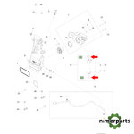R47153 - ANILLO TUBO ENFRIADOR 46- JOHN DEERE