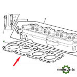 R515274 - JUNTA CULATA 4 CILINDROS JOHN DEERE