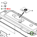 R516158 - 6020 John Deere Rocker Tapa Ring