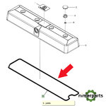 R524480 - JUNTA TAPA BALANCINES 5000GF ORIGINAL JOHN DEERE