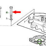R53223 - TORNILLO CULATA ORIGINAL JOHN DEERE