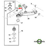 R537928 - BULON BOTELLA SUSPENSION 8020 JOHN DEERE