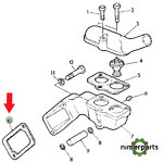 R54641 - JUNTA PIPA AGUA JOHN DEERE