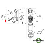 R57771 - BULON PISTON MOTOR 46- 8000 JOHN DEERE