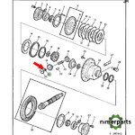 R68167 - ARANDELA GRUPO TRASERO 7 8 9020 JOHN DEERE