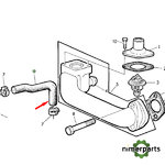 R70737 - MANGUITO TERMOSTATO 40 50 JOHN DEERE