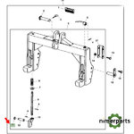 R73380 - CLIP BULON PIVOTE DIRECCION JOHN DEERE