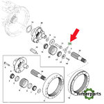 R93172 - CHAPA TORNILLO PALIER 68 6920 JOHN DEERE