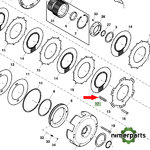 R95370 - MUELLE EMBRAGUE INV C.C 7010 JOHN DEERE