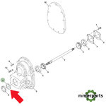 RE14439 - RETEN TDF 46-8640 8 8020 ORIGINAL JOHN DEERE
