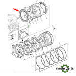RE151059 - Brake planetary disc 6010 John Deere