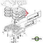 RE152103 - PLACA Y JUNTAS TAPA C/C 6000 JOHN DEERE