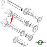 RE162149 - PISTÓN TAMBOR CAJA CAMBIOS JOHN DEERE