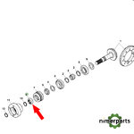 RE204828 - RETEN 32X50X14 TDM JOHN DEERE
