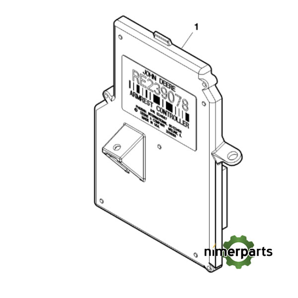 RE239078 - UNIDAD CONTROL APOYABRAZO (ACU) JOHN DEERE