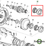 RE286515 - RODAMIENTO PALIER TRASERO JOHN DEERE