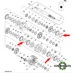 RE294016 - DISCO EMBRAGUE CAJA DE CAMBIOS 8 8030 JOHN DEERE