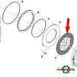RE292439 - DISCO DE FRENO 8030 JOHN DEERE