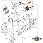 RE300524 - A/C blower 8020 9020 John Deere