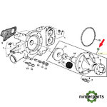 RE41157 - BOMBA DE AGUA 6000 JOHN DEERE