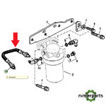 RE502248 - LATIGUILLO FILTRO GASOIL 6010 20 JOHN DEERE
