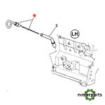 RE500168 - VARILLA DE NIVEL DEL ACEITE MOTOR, LADO IZQUIERDO 5510 5000G ORIGINAL JOHN DEERE
