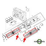 RE567107 - JUEGO RETENES DIRECCION C/SUSP 8000 JOHN DEERE
