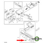 RE577560 - Fast female plug 8020 9030 original John Deere