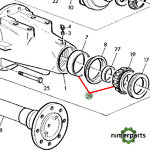 RE61190 - PALIER JOHN DEERE EXTERNAL BEARING