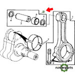 RE63913 - JGO BULON PISTON 40 MM JOHN DEERE