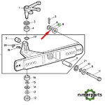 T10510 - ARANDELA MANGUETA JOHN DEERE