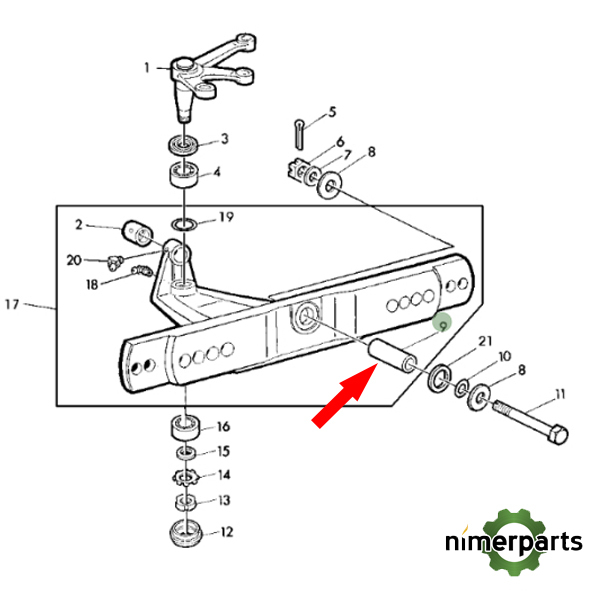 T21669 - Bulon Front Bridge John Deere