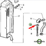 T22381 - Radiator Rubbing John Deere