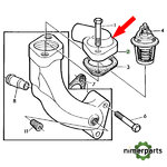 T23620 - John Deere thermostat cover