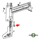 T34548 - ARANDELA AXIAL MANGUETA 33 JOHN DEERE