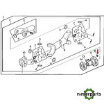 14M7308 - TUERCA 10-100 CON FRENO TDM 3350 ORIGINAL JOHN DEERE