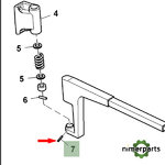 34m7098 - John Deere elastic pin