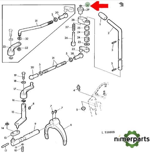 40M7096 - ANILLO ELASTICO JOHN DEERE