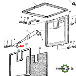 56M7007 - CLIP TAPA BATERÍA JOHN DEERE